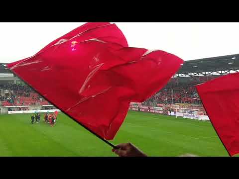 HFC Chemie vs. Eintracht Braunschweig - 11.05.2019 - Dank an die Fans