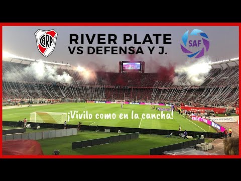"River Plate vs Defensa desde la tribuna- Recibimiento histórico!" Barra: Los Borrachos del Tablón • Club: River Plate