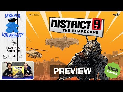 District 9 The BoardGame – Kickstarter Preview Overview