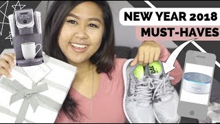 New Year Must-Haves 2018 | Home, Tech, + Fitness #GOALS