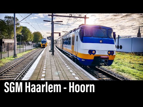 Trein Cabinerit / DDM1 in beeld / Haarlem - Alkmaar - Hoorn / SGM Sprinter / Okt 2019