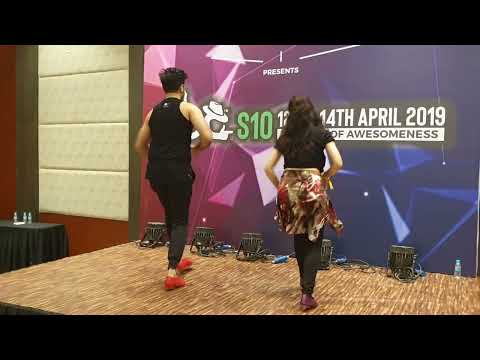 Salsa Shines Class by Nakul and Sharvari ( Different Strokes ) at Pune International Dance Congress