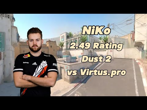 G2 NiKo vs Virtus.pro (26-6) | Dust 2 | Esports World Cup | CS2 POV