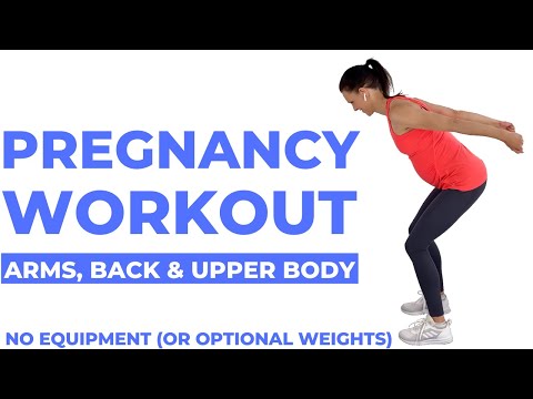 Pregnancy Workout For Beginners 35 Min Easy To Follow Prenatal Workout