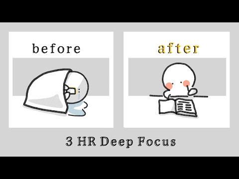 3-HOUR DEEP WORK SESSION |Study with me| Efficiency, Lofi Music, Pomodoro 45-15