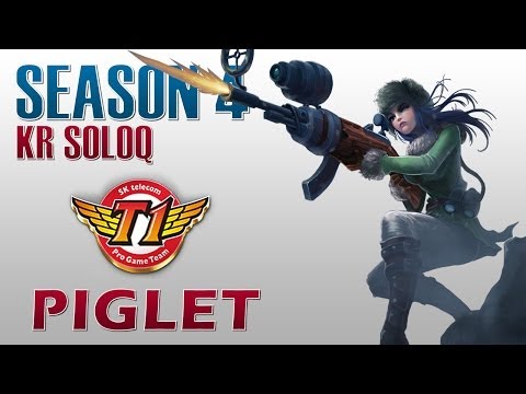 SKT T1 Piglet - Caitlyn vs Sivir - KR SoloQ
