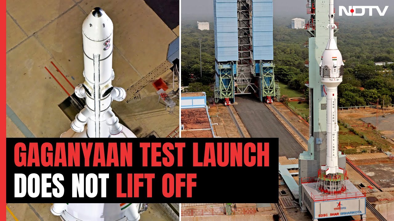 First Test For India's Human Spaceflight Mission 'Gaganyaan' On Hold