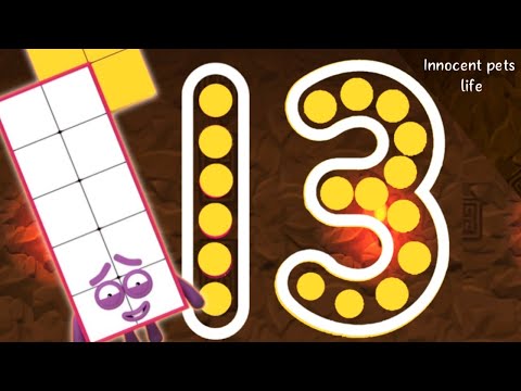 Numberblocks 13 Magic run - Introducing with Special number of Thirteen | Go Explore New Advanture