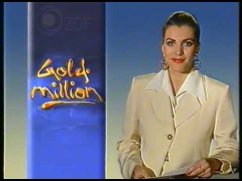 ZDF Ansage Birgit Schrowange  "Goldmillion" 22.01.1994