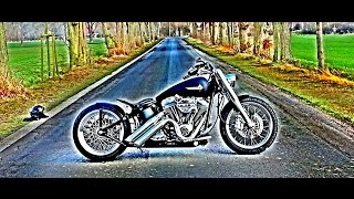preview picture of video 'Highway to hell SOUND with Harley Davidson Custom , BSL Pipes, Hypercharger, Pullybrake DNA'