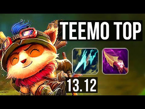 TEEMO vs MORDE (TOP) | 4.6M mastery, 4/1/6, 1000+ games | KR Master | 13.12