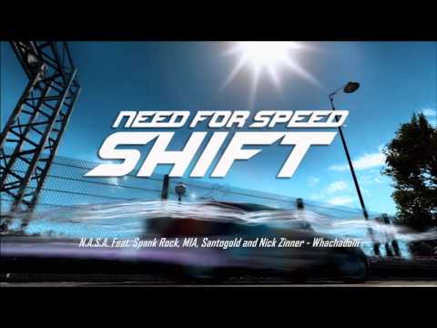 Need For Speed Shift OST "N.A.S.A. feat. Spank Rock, MIA, Santogold and Nick Zinner - Whachadoin?"