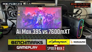 ROG Flow Z13 Ai Max 395 vs OneXGPU 7600m XT - Do eGPUs Still Matter?