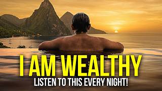 528 Hz 🎧 "I AM" Affirmations For Wealth, Health, Prosperity & Abundance - Listen Every Night