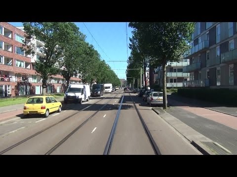 HTM MAT-rit tramlijn 16 Remise Zichtenburg - Wateringen via Dedemsvaartweg | GTL8 3017