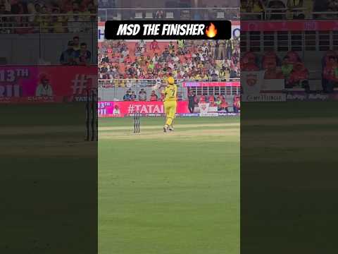MS DHONI🔥THE FINISHER🤯#msdhoni #csk #lsg #msd