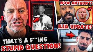 Dana White SHUTS DOWN REPORTER! Jon Jones MESSAGE to Anthony Smith over ARREST! Ilia Topuria UPDATE!