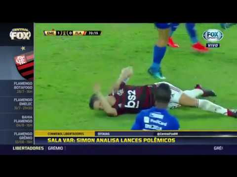 Polêmicas de Emelec 2 x 0 Flamengo 24/07/2019 Libertadores