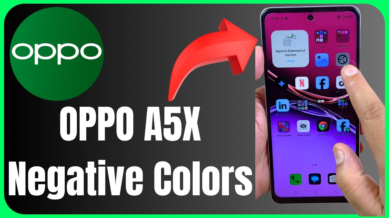 Oppo A5X Screen Showing Negative Colors? FIXED!