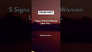 5 Signs a Gemini woman likes you...#shorts