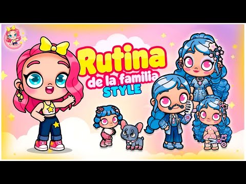💇‍♀️✨ Rutina Diaria de la Familia Style | Avatar World 🏡🎀