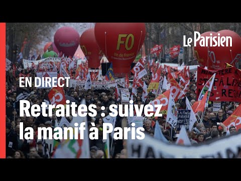 🔴  EN DIRECT | Paris : suivez la manifestation contre le projet de réforme des retraites