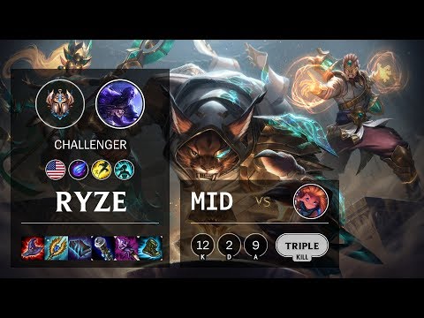 Ryze Mid vs Zoe - NA Challenger Patch 10.12