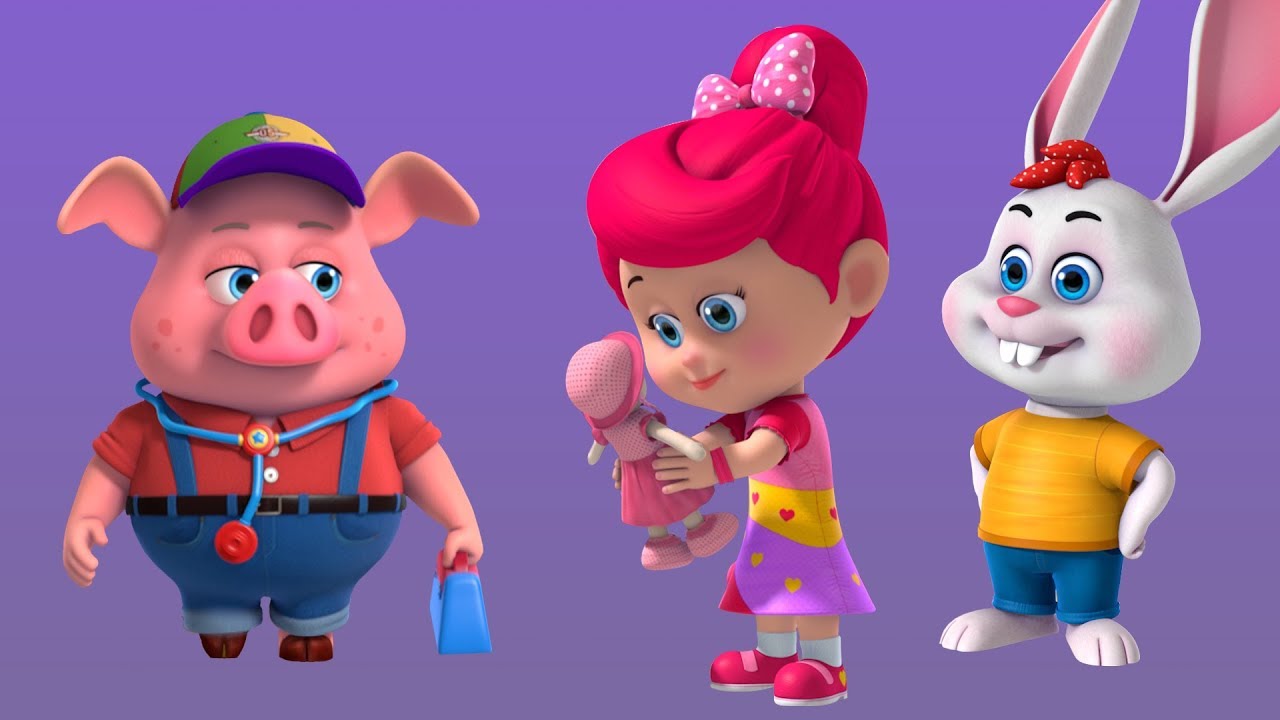 Miss Polly Had a Dolly Nursery Rhymes and Kids Songs from Betty and Bunny