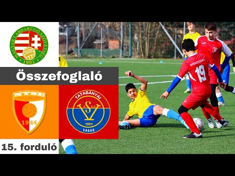 15. forduló | Nyergesújfalu SE 2 - 5 Tatabányai Vasas | U-14 | Összefoglaló