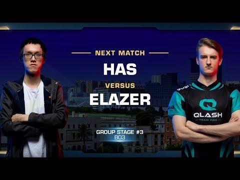 Has vs Elazer PvZ - Group Stage - WCS Valencia 2018 - StarCraft II