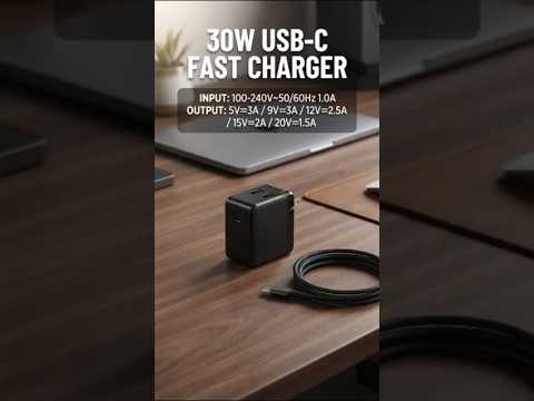 30W Type-C Fast Charger Price in Pakistan | M F Chargers