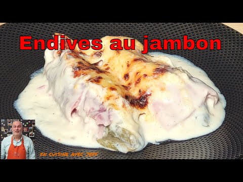 recette endives au jambon avec de la béchamel