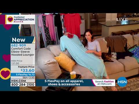 Comfort Code ElbowSleeve Hooded Lounger