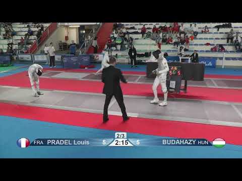 European Championships 2024 JMF - L32 - Louis Pradel FRA v Ambrus Budahazy HUN