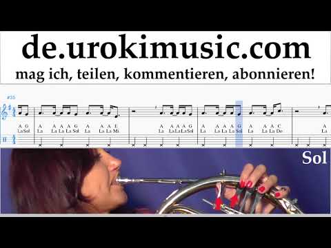 Waldhornunterricht Nicky Jam ft. Will Smith - Live It Up Noten Lernen um-ih995