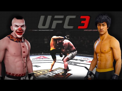 Clowns Bastard vs. Bruce Lee (EA sports UFC 3)