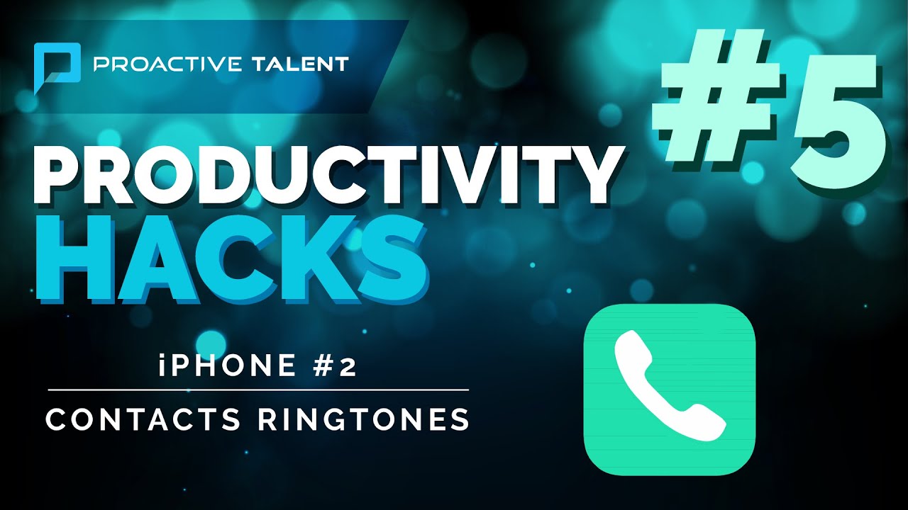 Productivity Hacks for Remote Workers - iPhone #2