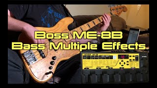 Video thumbnail for Boss ME-8B Bass Multiple Effects by Clifton Wright
