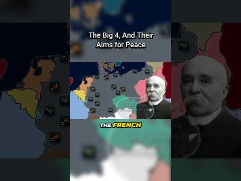 The Big Four And Their Aims For Peace - Treaties of WW1 shorts  #history #countryballs #ww1