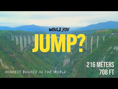 We Jumped Off the World’s Highest Bungee Bridge 🇿🇦 (Bloukrans Bungee Jump)