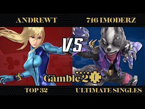 The Gamble 2 Top 32 - AndrewT (ZSS) vs. 716 iModerz (Wolf) - SSBU