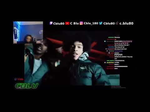 Cblu reacts to sha Gz - new opp (music video) 😯