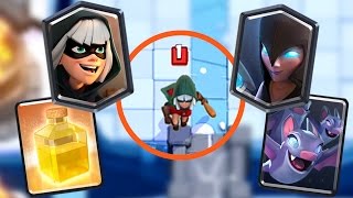 Clash Royale - NEW CARDS! Bandit, Heal Spell, Bats & Night Witch