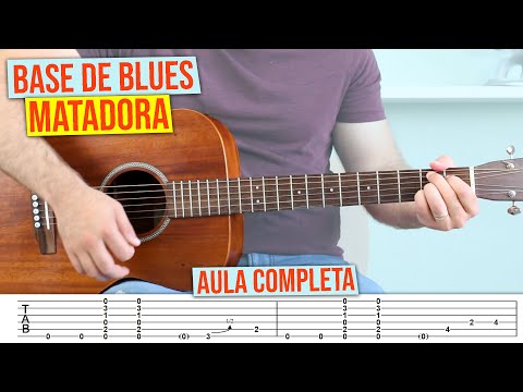 Play BLUES on the guitar with this simple and KILLER base! (learn today!)