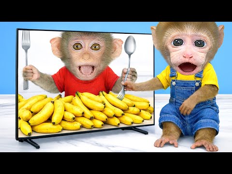 ¡Mono BeBe se convierte en un superhéroe y siempre ayuda a todos con alegría! | MONO BEBE ESP