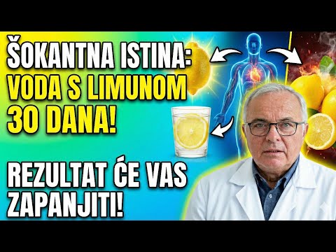 Što se dogodi s vašim tijelom kada pijete vodu s limunom 30 dana zaredom?