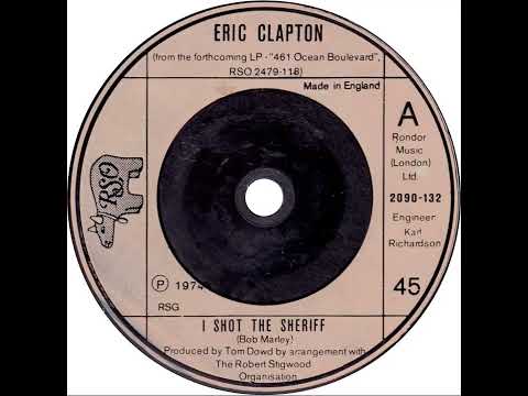 UK New Entry 1974 (166) Eric Clapton - I Shot The Sheriff