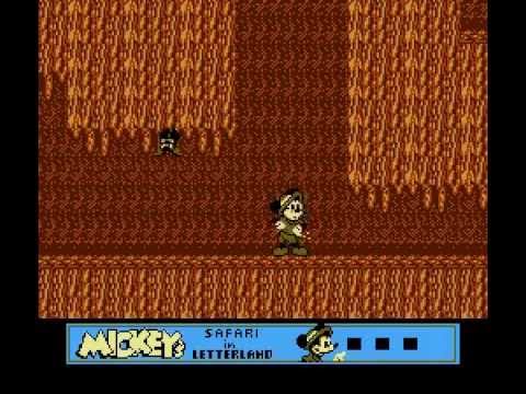Mickey's Safari in Letterland [NES Walkthrough]