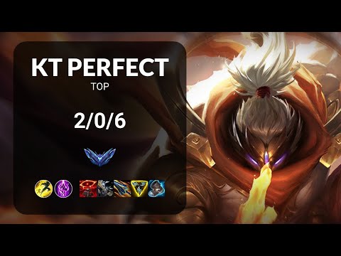 KT PerfecT Jax vs Kennen TOP - KR DIAMOND Patch 14.19