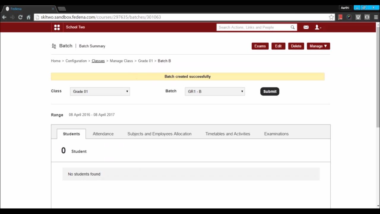 Webinar - Fedena Core Modules